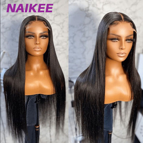 Image of NAIKEE 13×4 HD Lace Front Wigs Straight Human Hair Wigs