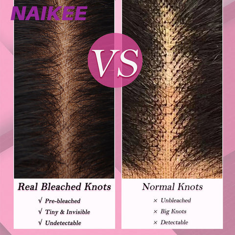 Image of NAIKEE 13×4 HD Lace Front Wigs Straight Human Hair Wigs