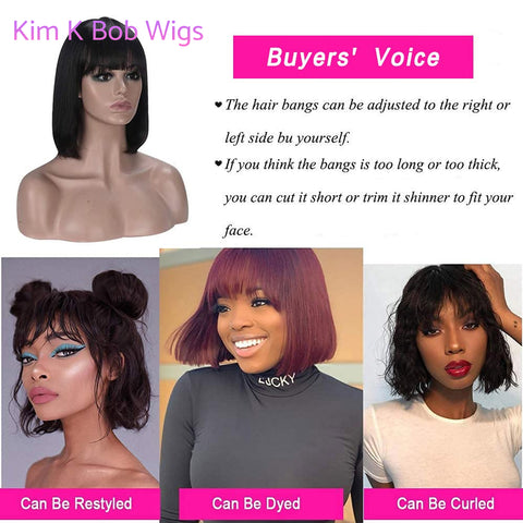 Image of KIM K BOB WIGS 2×6 Lace Closure Wig Deep Wave Human Hair Wigs