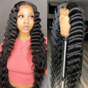 Silkyin HD 13X4 Lace Front Wig Loose Wave Human Hair Wig