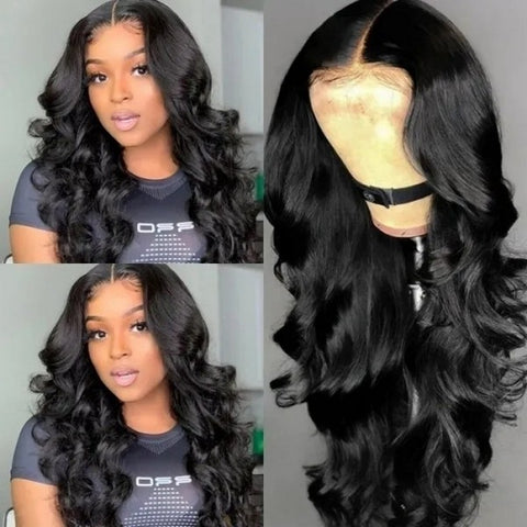 Image of Silkyin Body Wave Human Hair Wigs HD Lace Front Wig