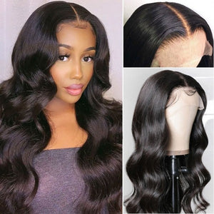 Silkyin Body Wave Hair HD 5x5 Lace Closure Wig Human Hair Wigs