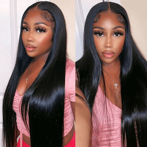 Image of Silkyin Straight Brazilian Human Hair Wigs 13x4 Lace Frontal Wigs